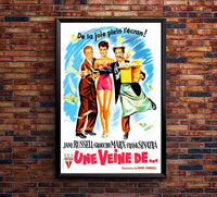 Double Dynamite 1951 - French - Vintage Classic Movie Poster