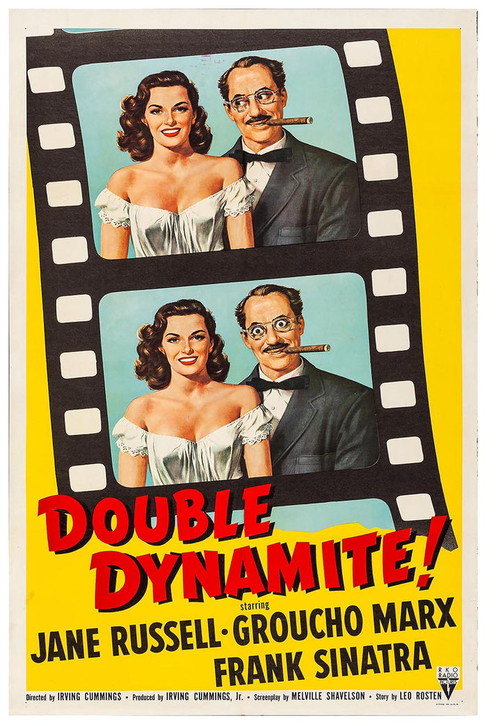 Double Dynamite 1951 - Vintage Classic Movie Poster