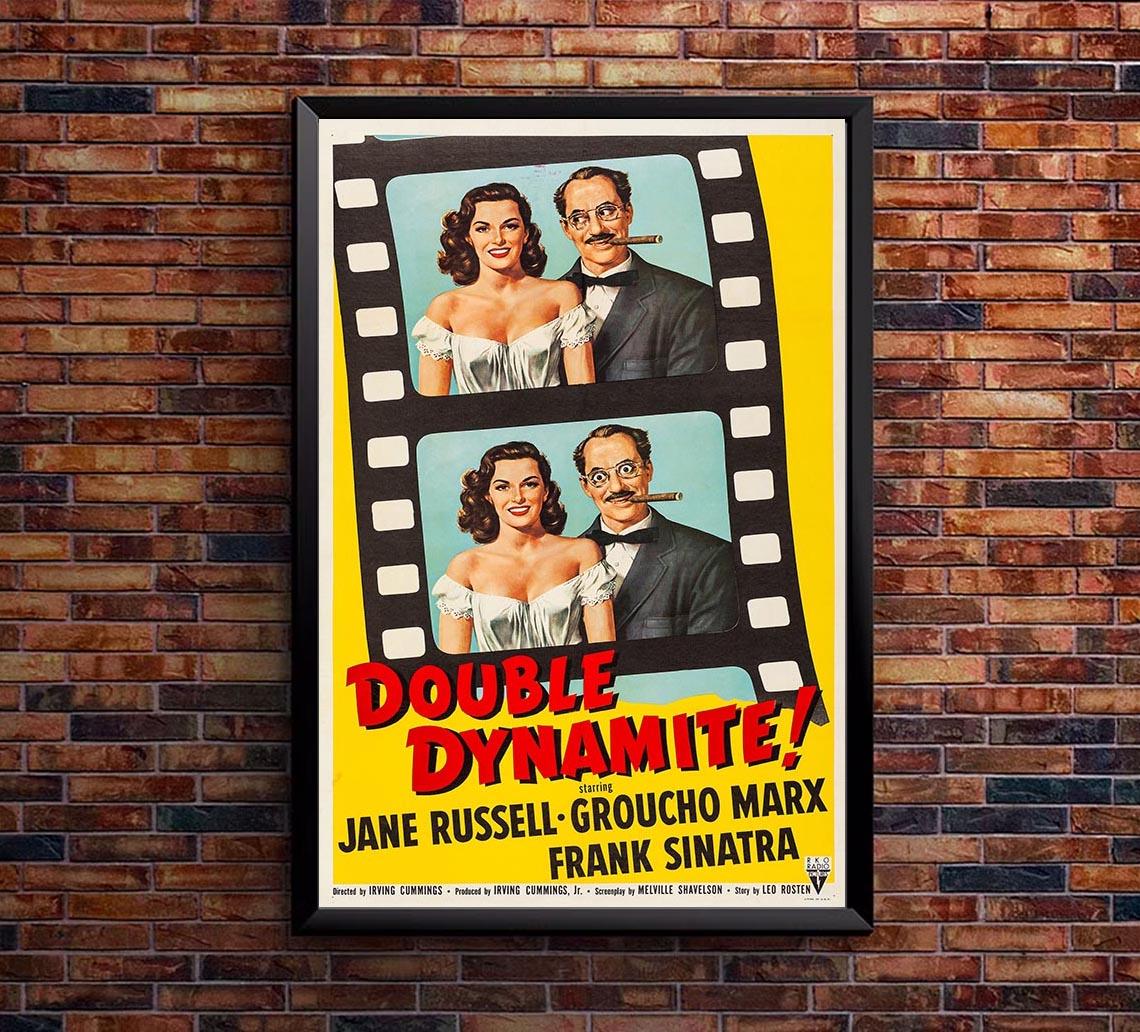 Double Dynamite 1951 - Vintage Classic Movie Poster