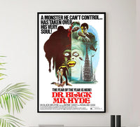 Dr. Black, Mr. Hyde 1976 - Vintage Horror Classic Movie Poster