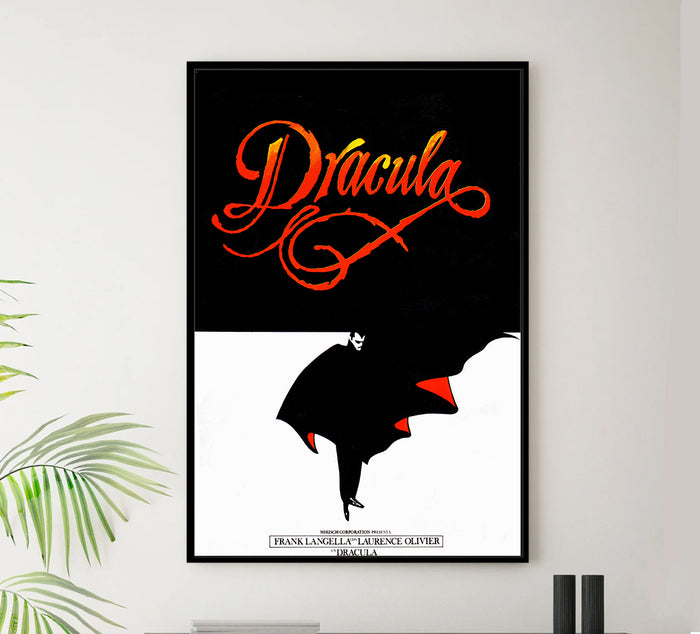 Dracula 1979 - Laurence Olivier - Spain - Classic Movie Poster