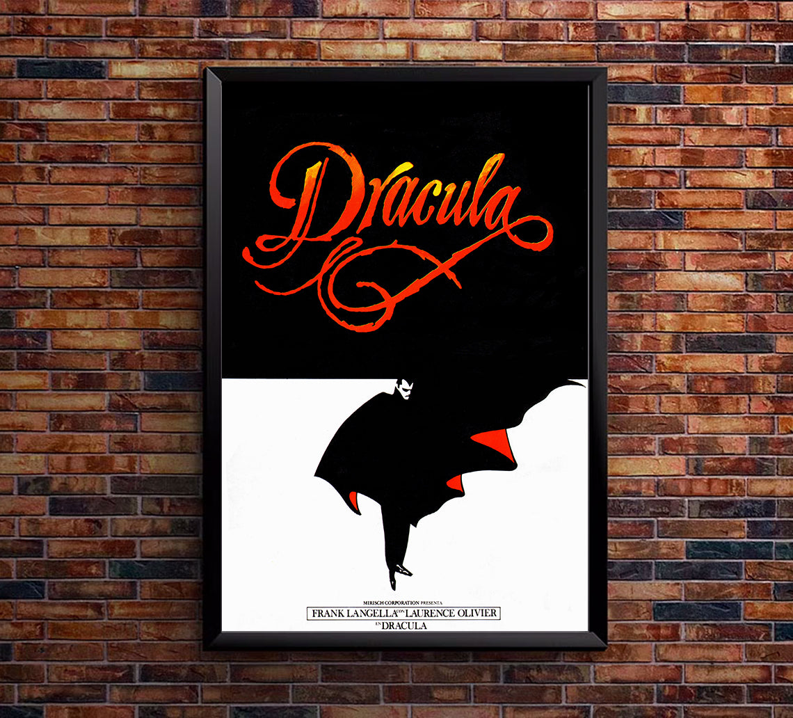Dracula 1979 - Laurence Olivier - Spain - Classic Movie Poster