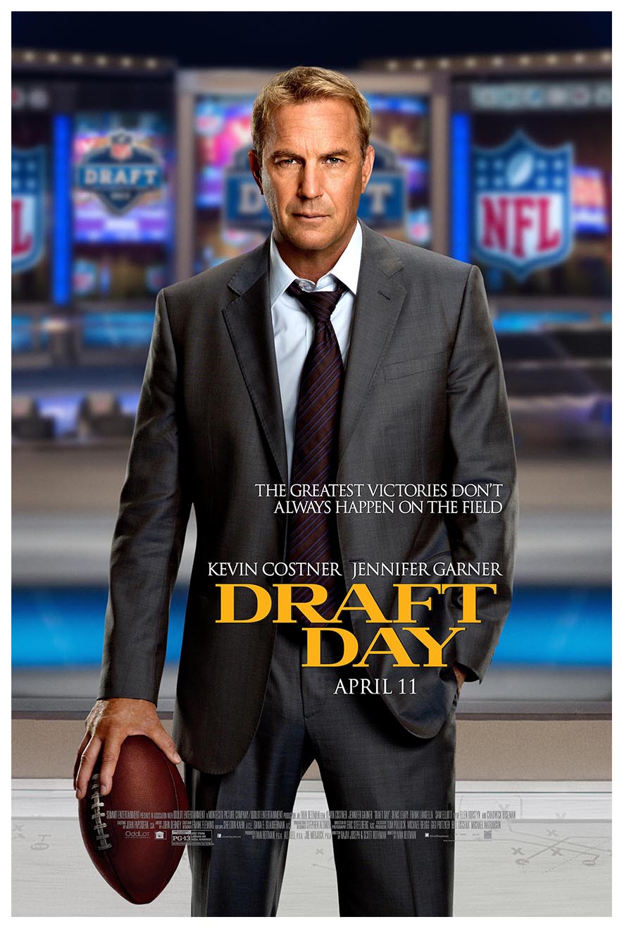 Draft Day 2014 - Teaser - Kevin Costner - Vintage Classic Movie Poster