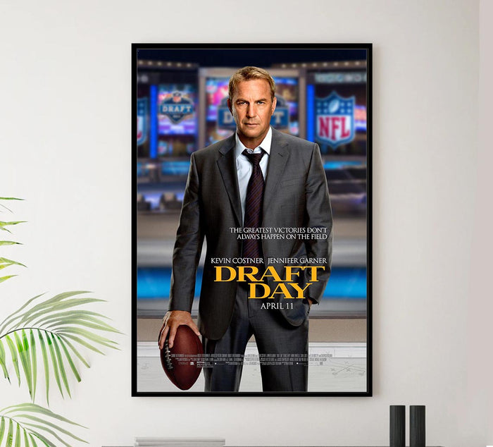 Draft Day 2014 - Teaser - Kevin Costner - Vintage Classic Movie Poster