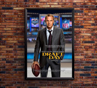 Draft Day 2014 - Teaser - Kevin Costner - Vintage Classic Movie Poster