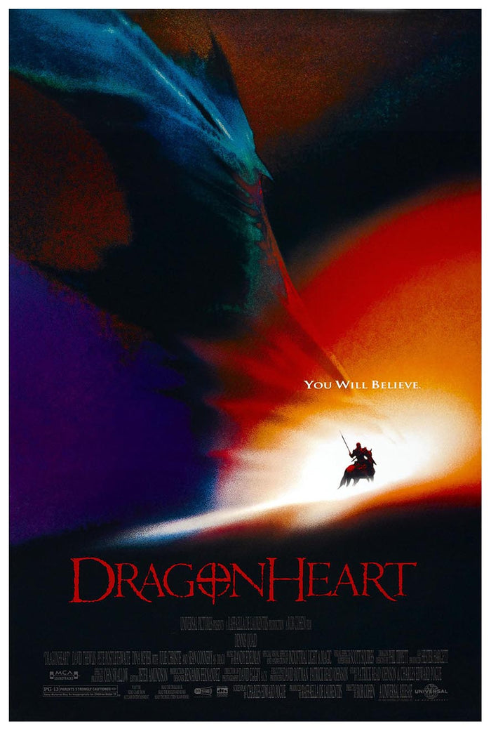 Dragonheart 1996 11x17 - Vintage Classic Movie Poster