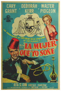 Dream Wife 1953 - Cary Grant - Argentina - Classic Movie Poster