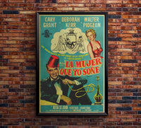 Dream Wife 1953 - Cary Grant - Argentina - Classic Movie Poster