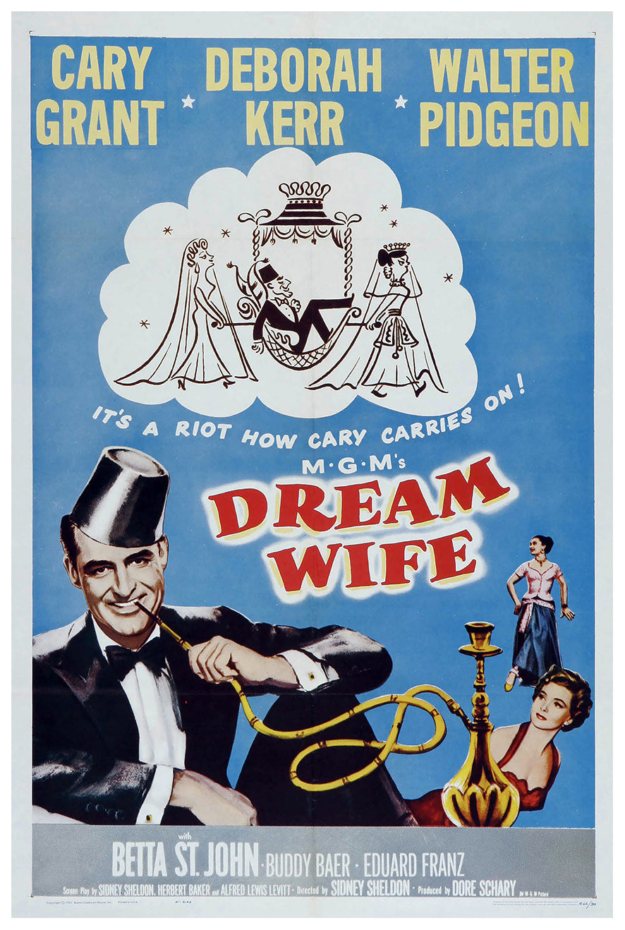 Dream Wife 1953 - Cary Grant - US - Classic Movie Poster