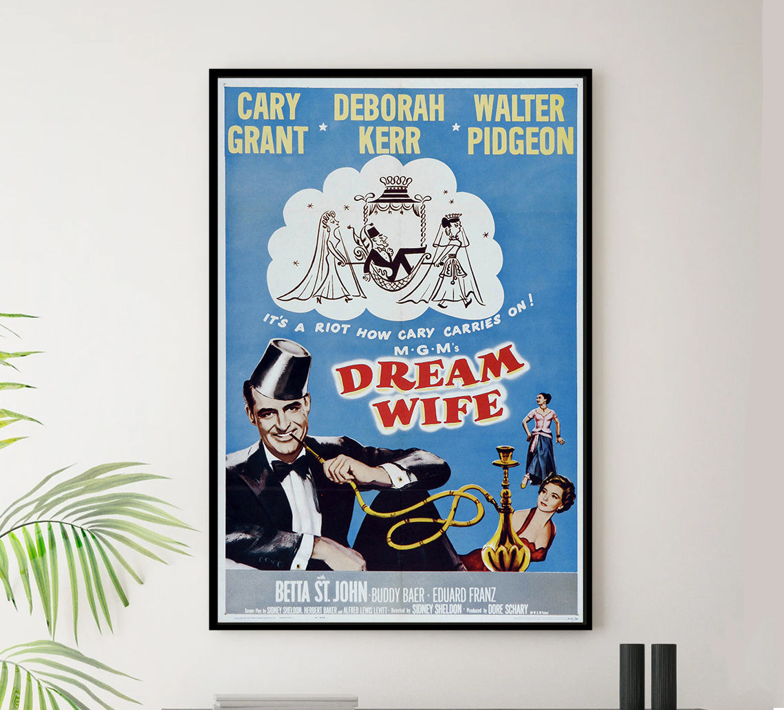 Dream Wife 1953 - Cary Grant - US - Classic Movie Poster
