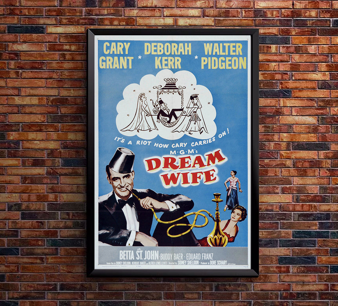 Dream Wife 1953 - Cary Grant - US - Classic Movie Poster