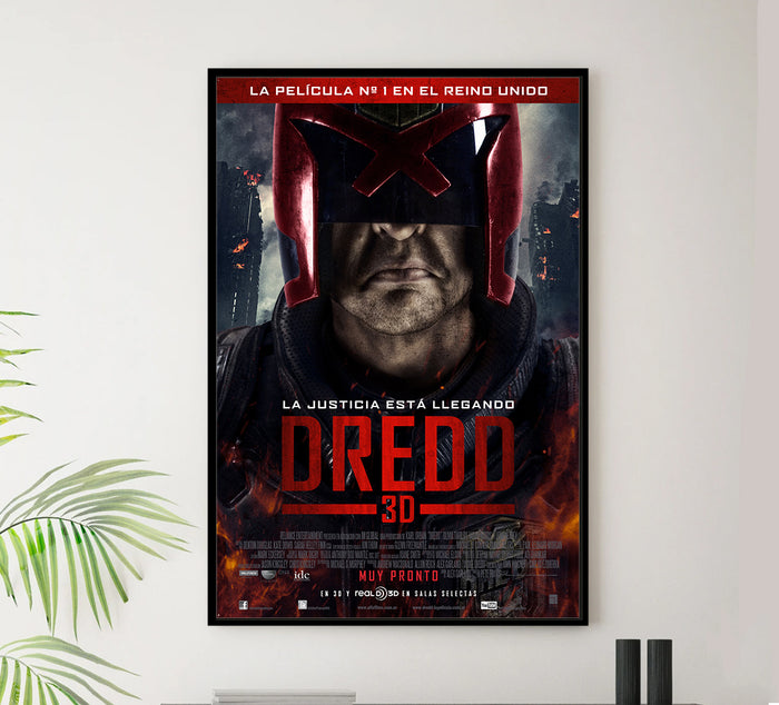 Dredd 2012 - Spanish - Classic Movie Poster
