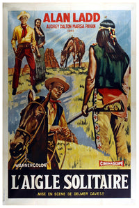 Drum Beat 1954 - Charles Bronson - France - Classic Movie Poster