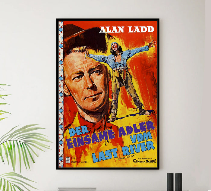 Drum Beat 1954 - Germany - Classic Movie Poster