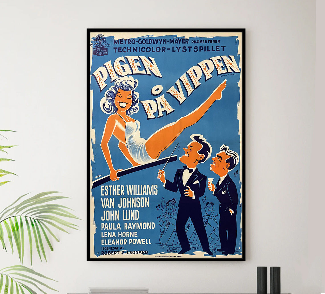 Duchess of Idaho 1950 - Esther Williams - Denmark - Classic Movie Poster