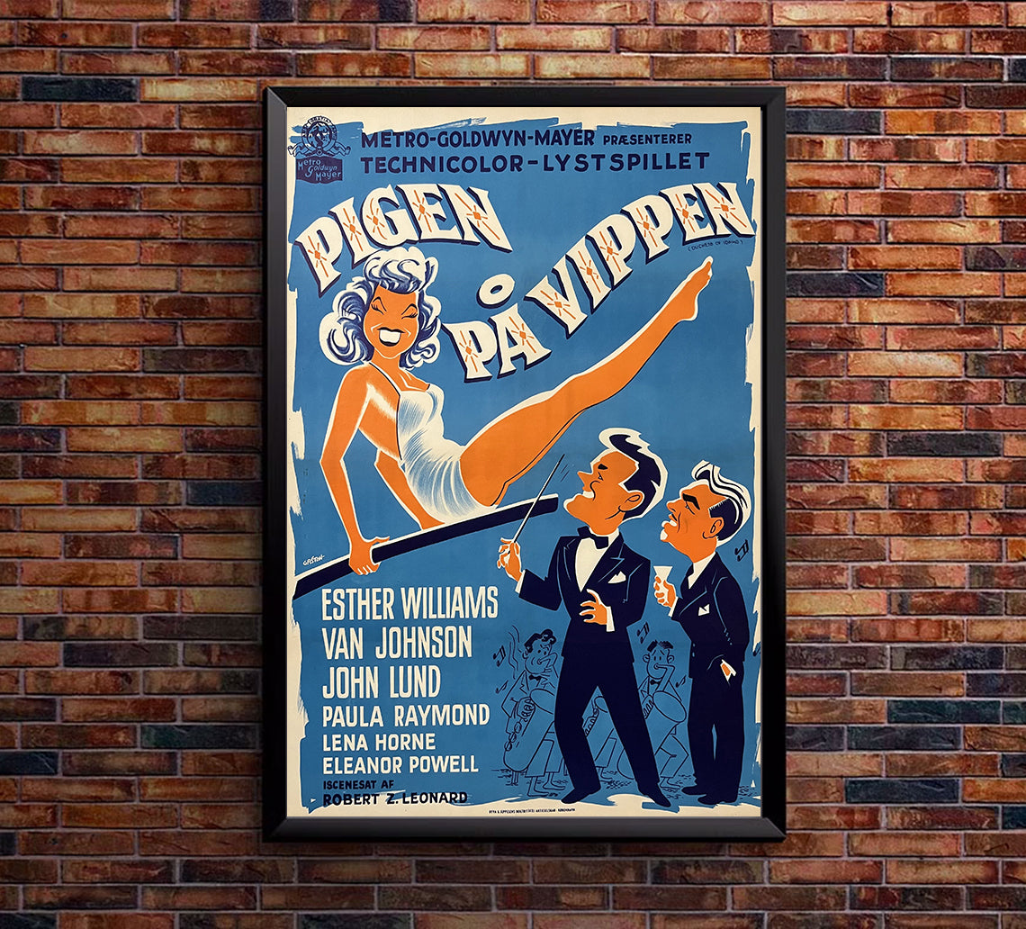 Duchess of Idaho 1950 - Esther Williams - Denmark - Classic Movie Poster