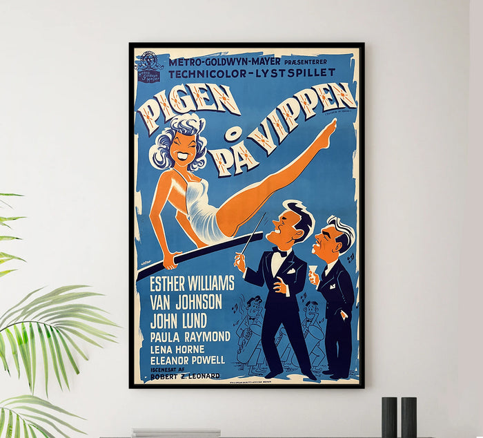 Duchess of Idaho 1950 - Esther Williams - Denmark - Classic Movie Poster