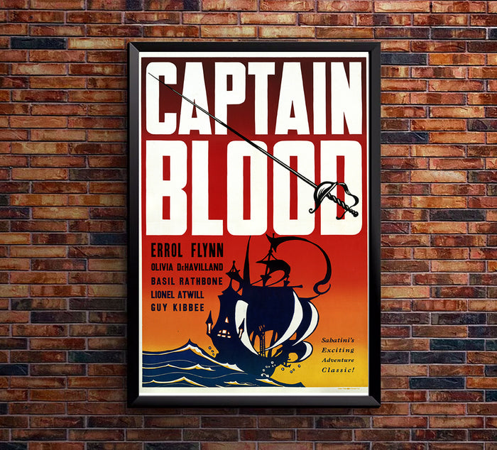 Captain Blood - Errol Flynn 2 - Movie Poster