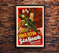 The Sea Hawk - Errol Flynn - Movie Poster