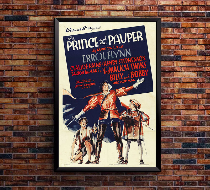 The Prince and the Pauper - Errol Flynn - Italian - Movie Poster