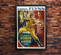 The Adventures of Robin Hood -Errol Flynn -1938 -V2 - Movie Poster