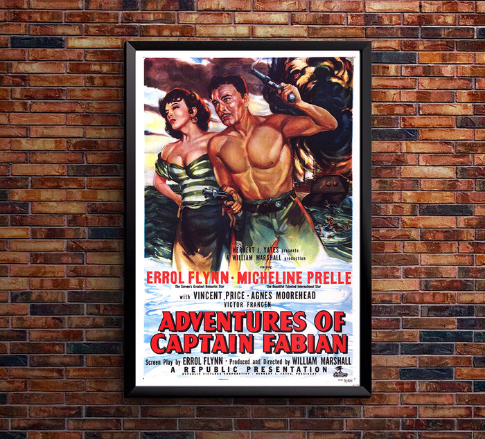 Adventures of Captain Fabian - Errol Flynn 1 - Movie Poster