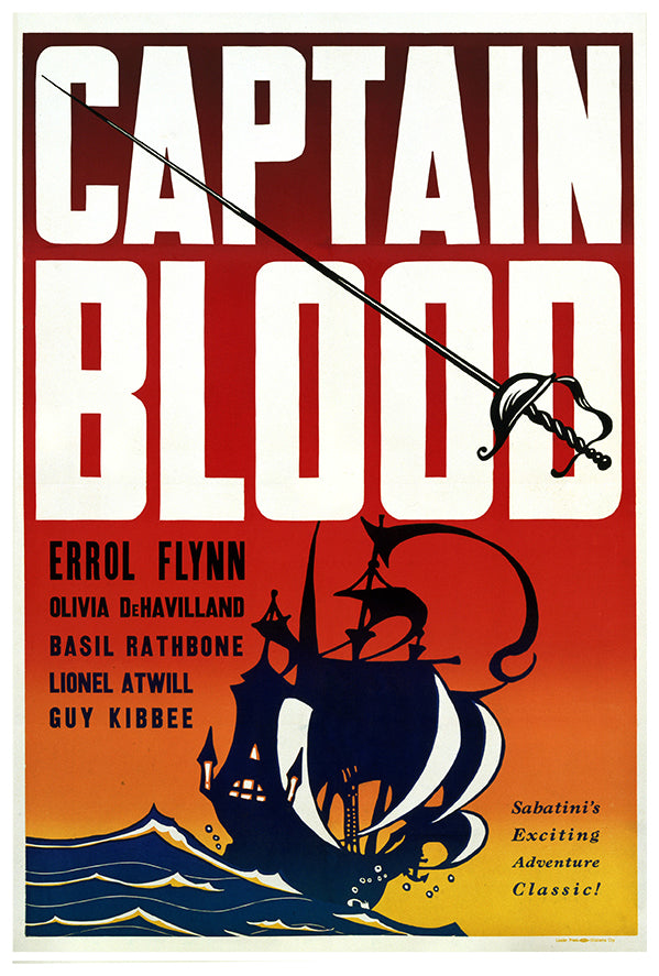 Captain Blood - Errol Flynn 2 - Movie Poster