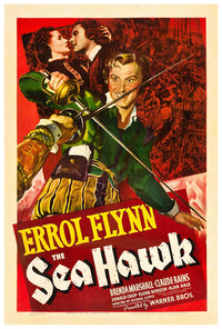 The Sea Hawk - Errol Flynn - Movie Poster