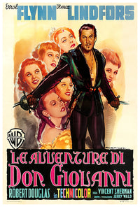 Adventures of Don Juan - Errol Flynn - Italian - Movie Poster