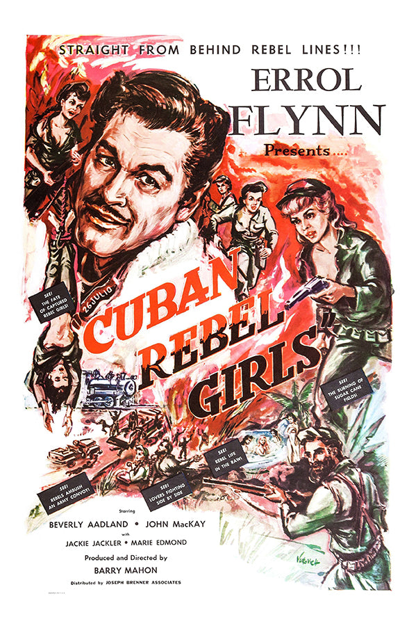 Cuban Rebel Girls - Errol Flynn - Movie Poster