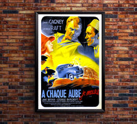 Each Dawn I Die 1939 - James Cagney - France - Classic Movie Poster