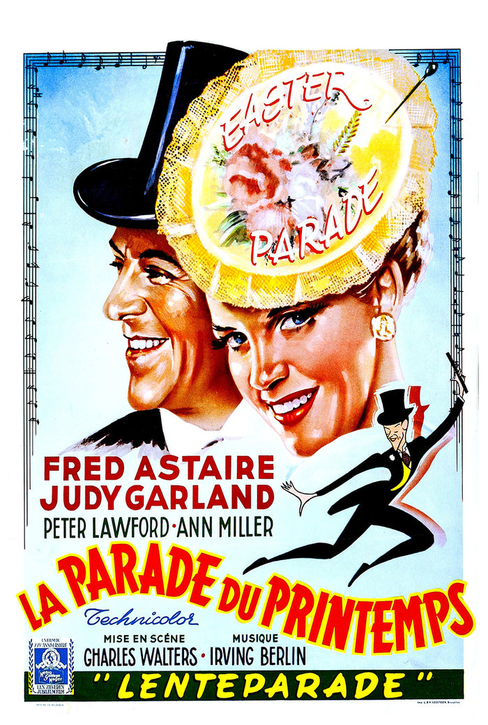 Easter Parade 1948 - Belgium - Classic Movie Poster