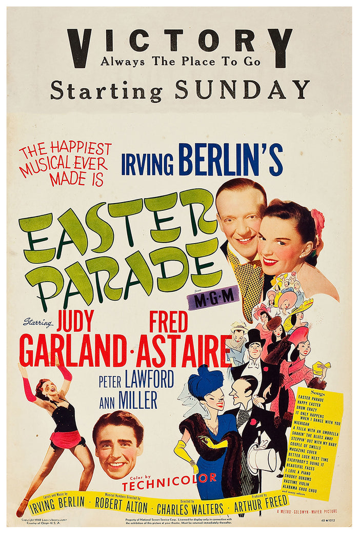 Easter Parade 1948 - US (2) - Classic Movie Poster