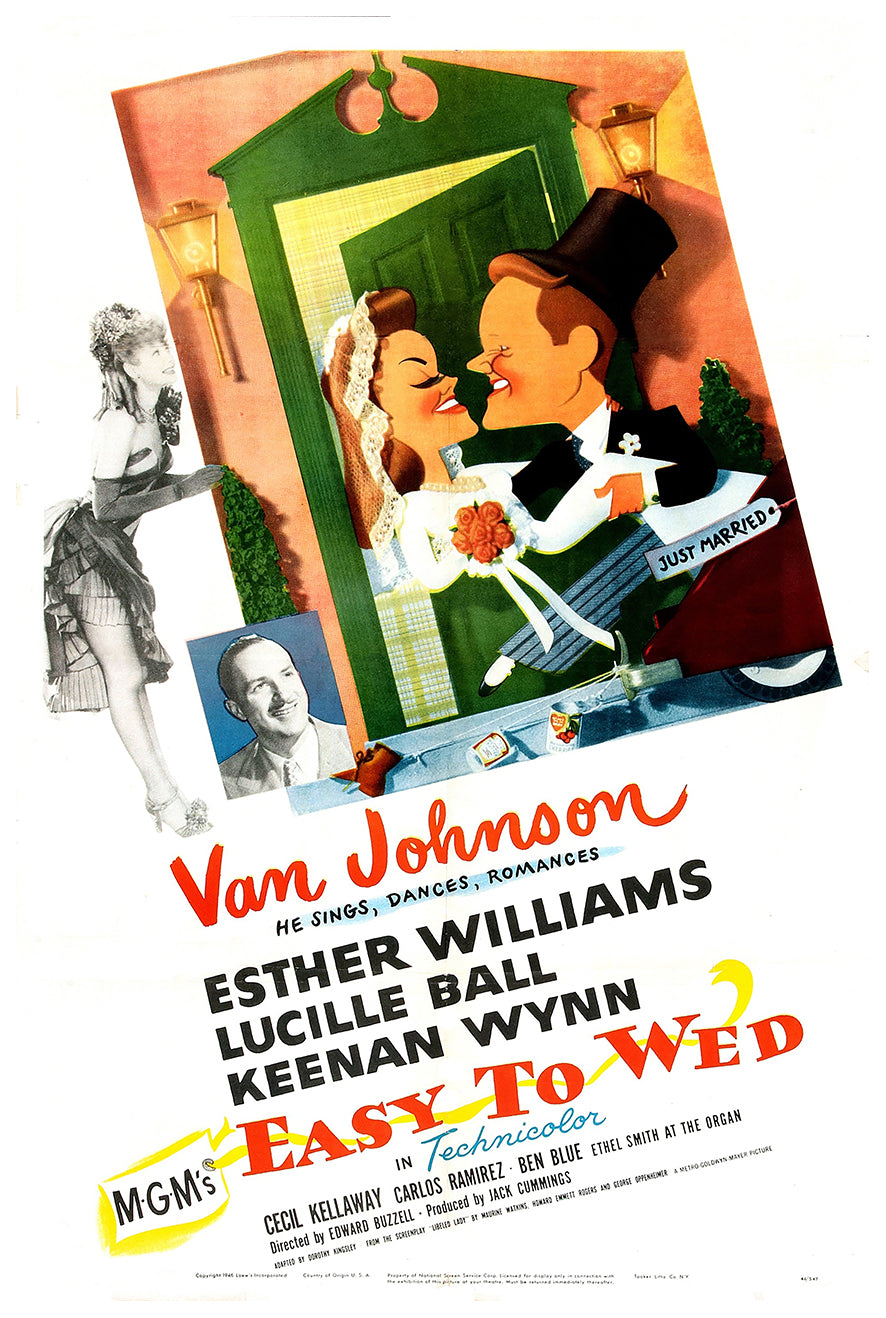 Easy to Wed 1946 - Esther Williams - US - Classic Movie Poster