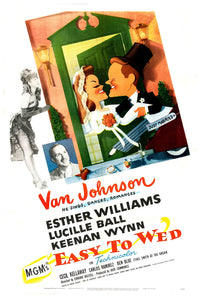 Easy to Wed 1946 - Esther Williams - US - Classic Movie Poster