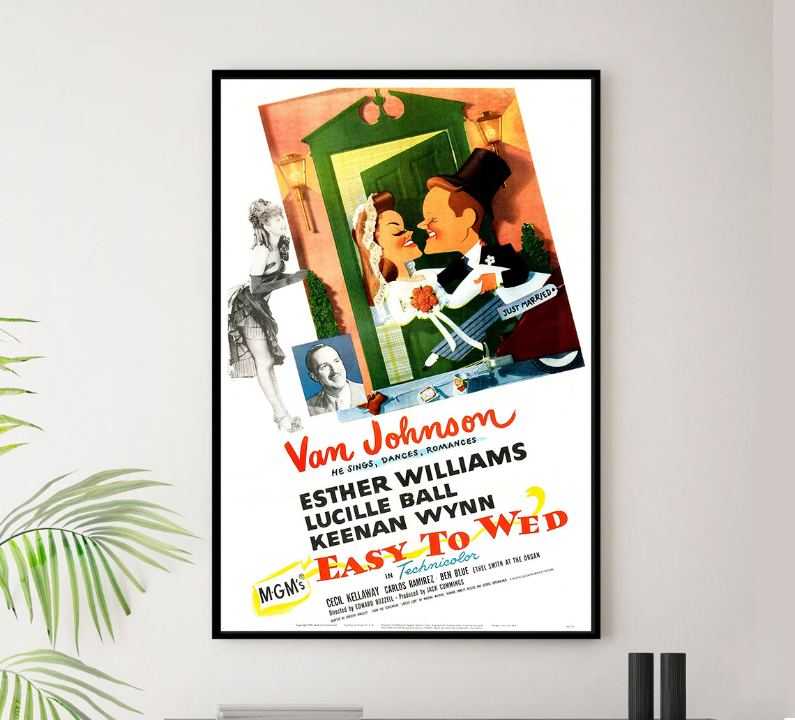Easy to Wed 1946 - Esther Williams - US - Classic Movie Poster