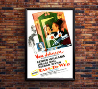 Easy to Wed 1946 - Esther Williams - US - Classic Movie Poster