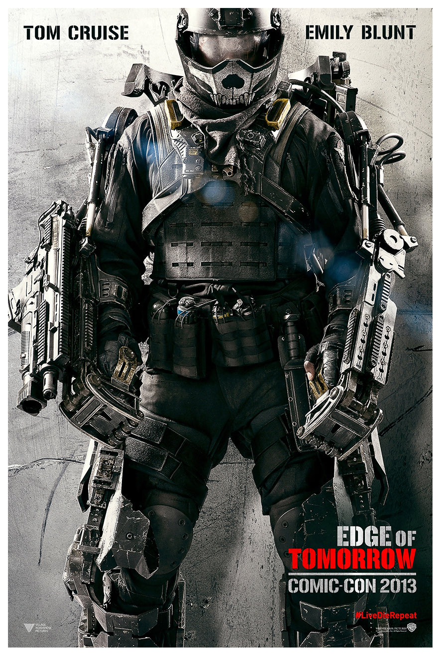 Edge of Tomorrow 2014 - Comic con - Classic Movie Poster