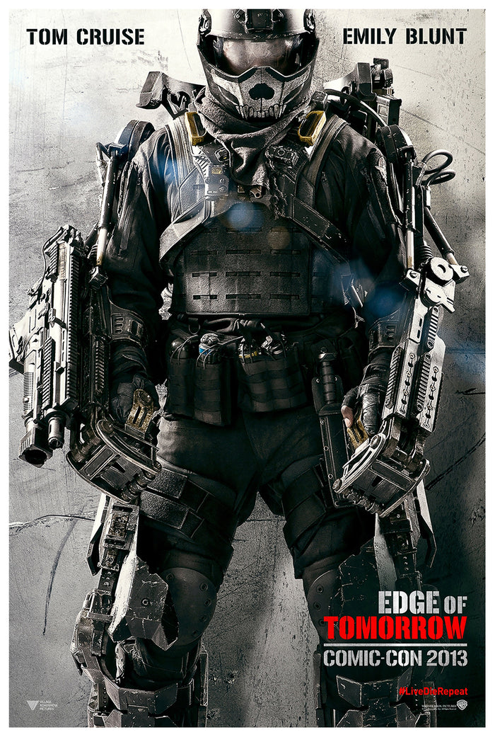 Edge of Tomorrow 2014 - Comic con - Classic Movie Poster