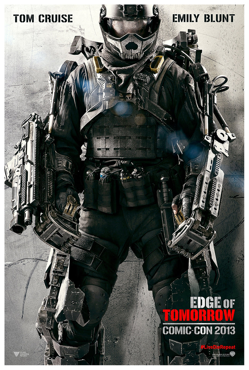 Edge of Tomorrow 2014 - Comic con - Classic Movie Poster