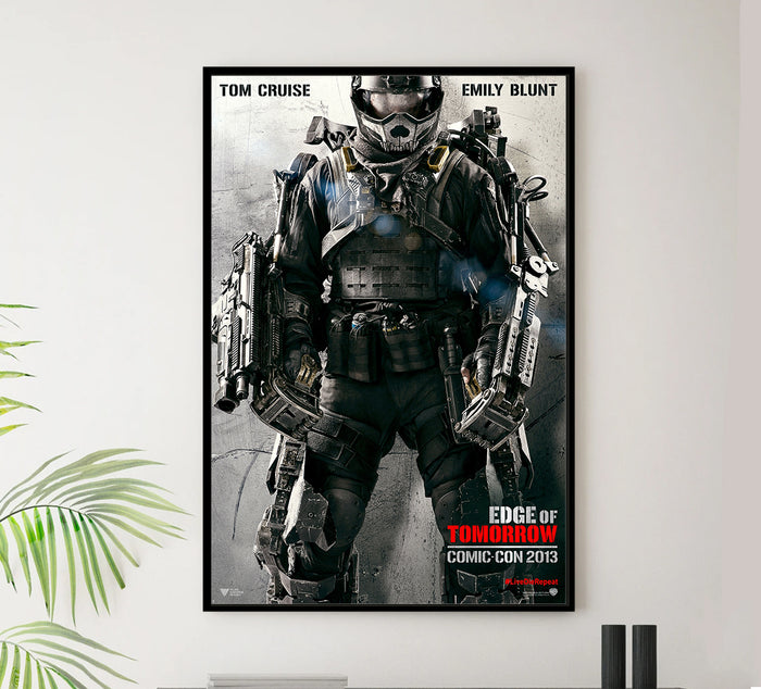 Edge of Tomorrow 2014 - Comic con - Classic Movie Poster