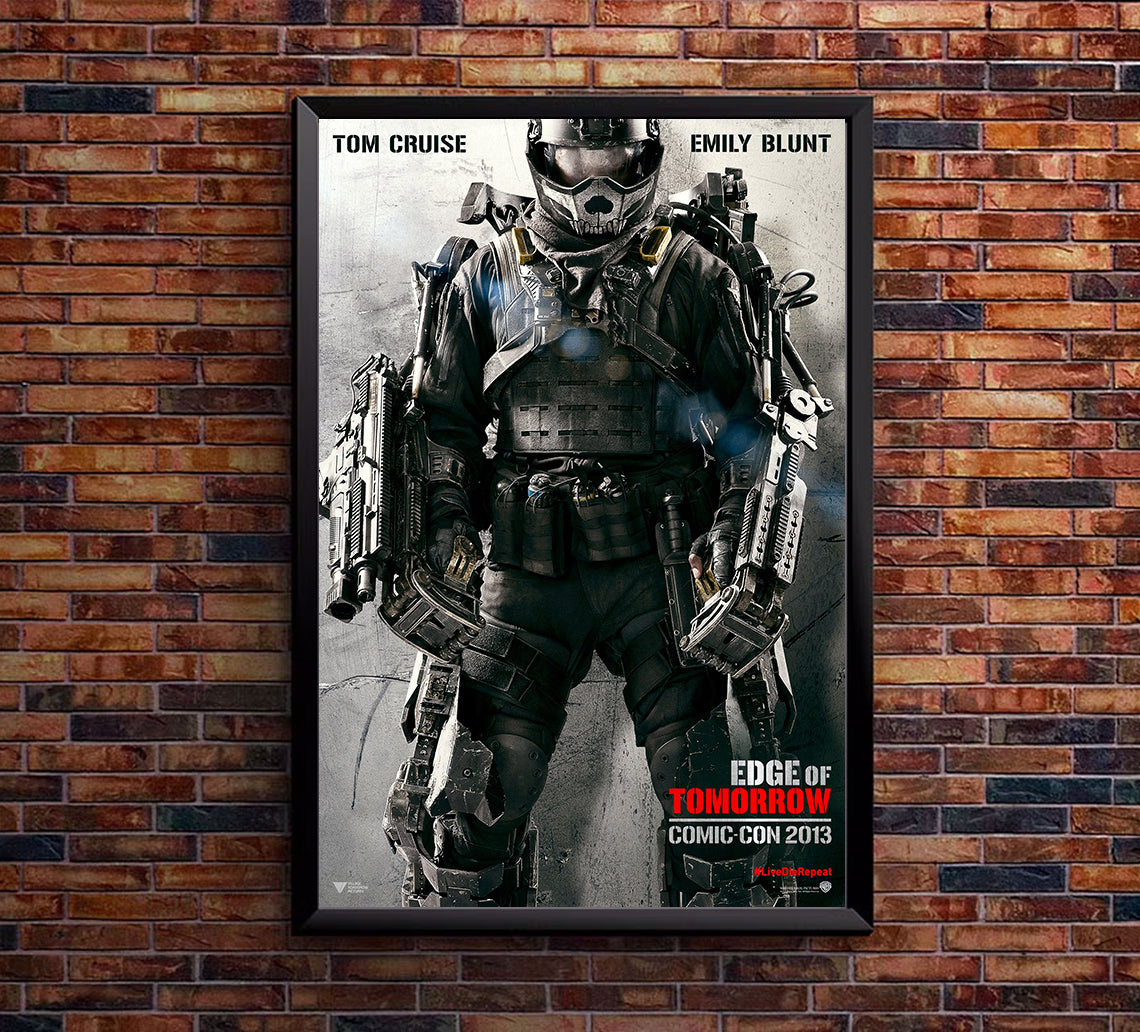 Edge of Tomorrow 2014 - Comic con - Classic Movie Poster