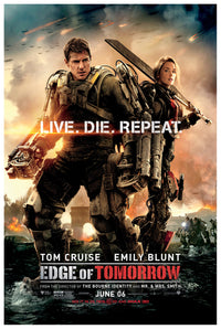 Edge of Tomorrow 2014 - v1 - Classic Movie Poster