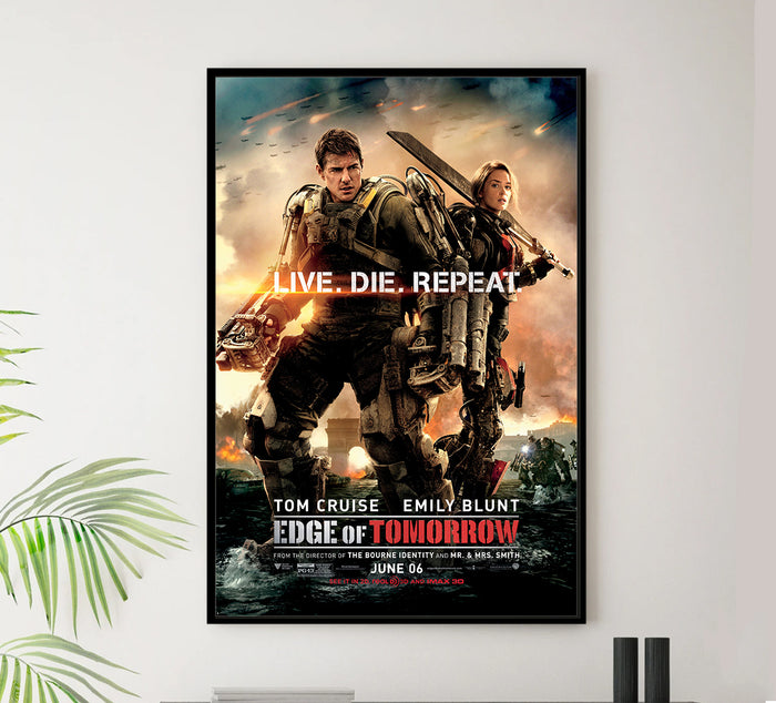 Edge of Tomorrow 2014 - v1 - Classic Movie Poster