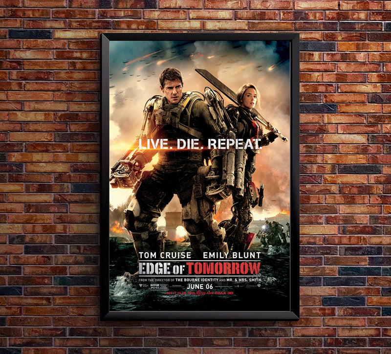 Edge of Tomorrow 2014 - v1 - Classic Movie Poster