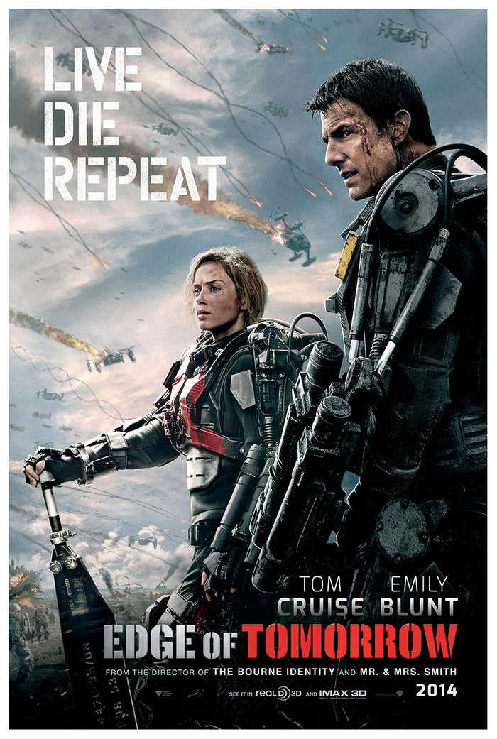 Edge of Tomorrow 2014 - v2 - Classic Movie Poster