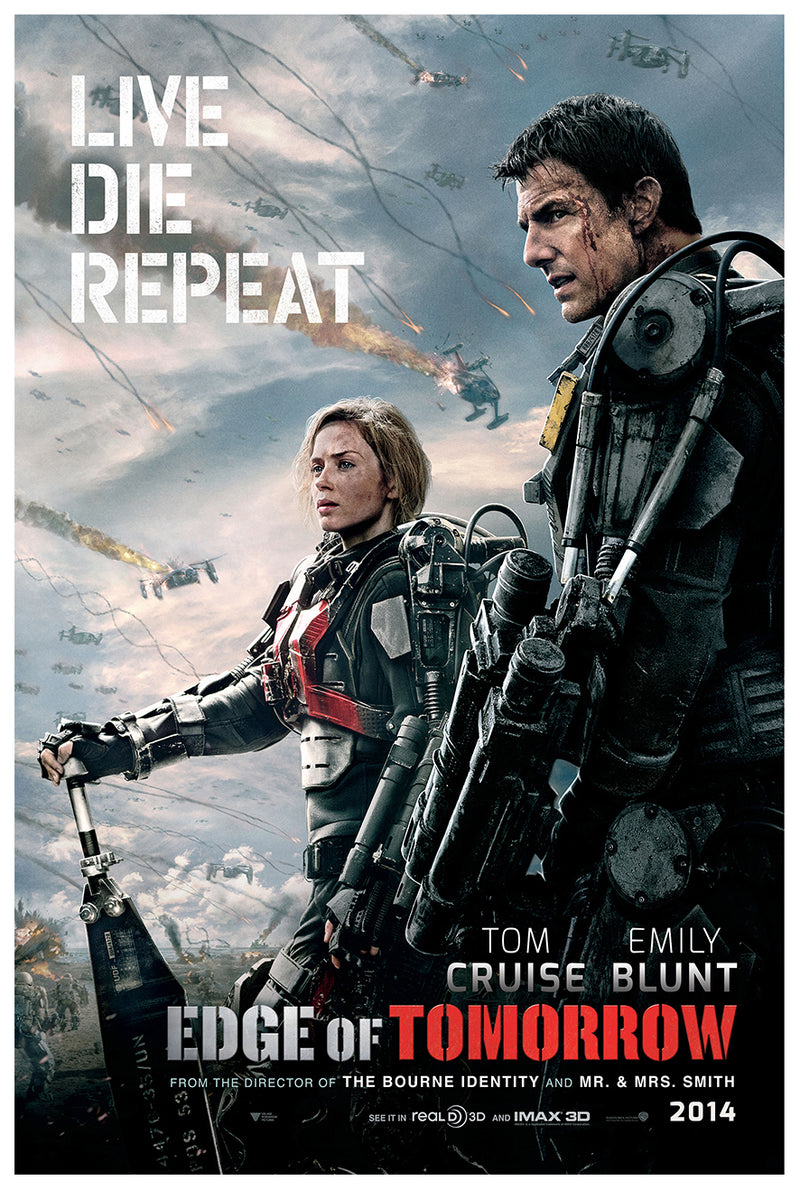 Edge of Tomorrow 2014 - v2 - Classic Movie Poster