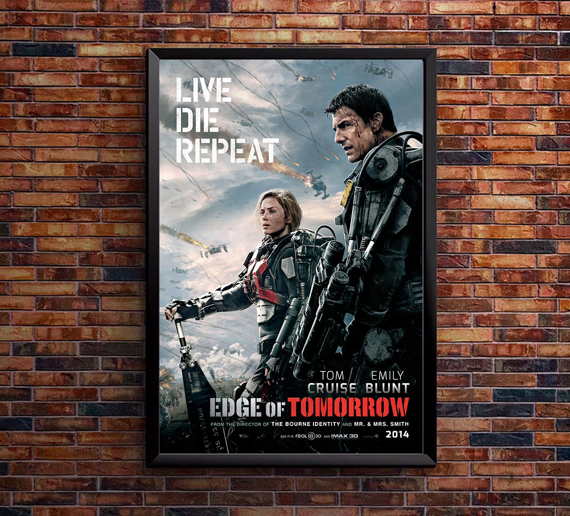 Edge of Tomorrow 2014 - v2 - Classic Movie Poster