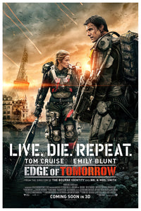 Edge of Tomorrow 2014 - v3 - Classic Movie Poster