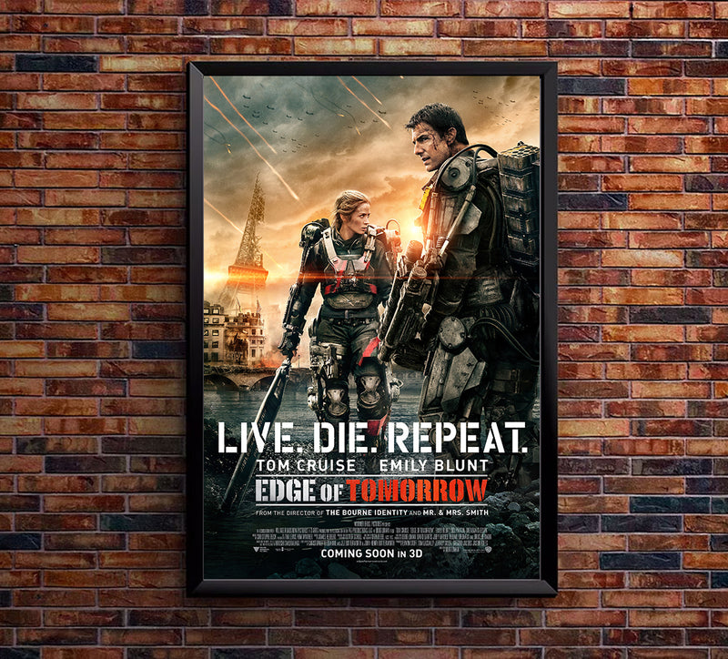 Edge of Tomorrow 2014 - v3 - Classic Movie Poster